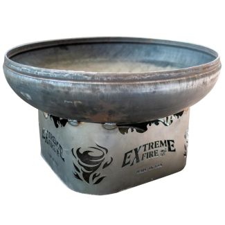 Extreme Fire Wild Fire Wood Burning Fire Pit Bowl - unpainted steel