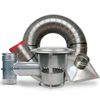 6" X 25' 316Ti SS Chimney Liner Tee Kit