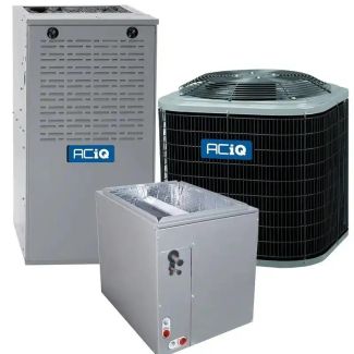 2 Ton 15.2 SEER2 80% AFUE 90,000 BTU ACiQ Gas Furnace and Heat Pump System - Multi-Positional - R4H5S24AKAAA / EAM4X30L17A / N80MSN0901714A