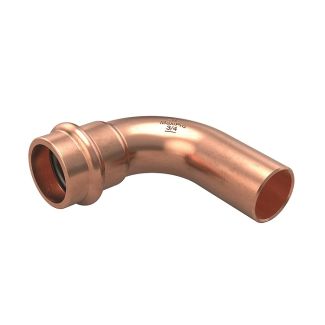 3/4" MaxiPro Copper 90 Degree Street Bend Elbow - Bag of 3