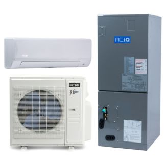 36000 BTU ACiQ Extreme Series 21.2 SEER2 Dual Central Zoned Mini Split Heat Pump System - R454B - 9 + 24 - ACIQ-36Z-HH-M5C / ACIQ-09W-HH-MD / ACIQ-24AHB-HH-MB
