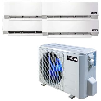 36,000 BTU 23.9 SEER2 ACiQ 4-Zone Wall Mounted Mini Split System w/ WiFi- 9+9+9+9 - ES-36Z-M4/ACIQ-09W-HH-M-4