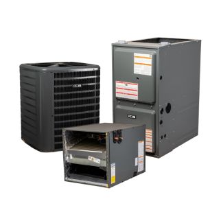 1.5 Ton 13.4 SEER2 96% AFUE 40,000 BTU Gas Furnace and R32 Air Conditioner System - Horizontal