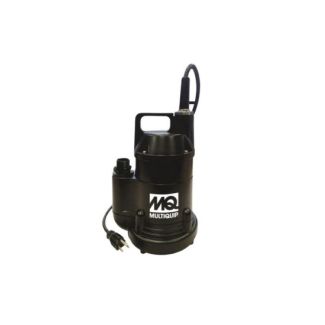 Multiquip Submersible Centrifugal Pump ST1 Series | 1/4 HP | Aluminum | Max 27 GPM | Max 23 ft. Head | 115V | 10 ft. Cord | ST1 - ST1