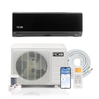 18,000 BTU 21 SEER2 ACiQ Essentials Single Zone Wall Mounted Mini Split System - Black w/ WiFi - 230V| R454B