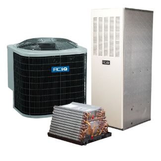 ACiQ 2 Ton 13.4 SEER2 15KW Mobile Home Air Conditioner & Electric Furnace System with Coil for Piston - R4A4S24AKANA / ACiQ-2413UDPBCA / ACiQ-EF1520FD-MH