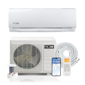 24,000 BTU ACiQ Essentials 21 SEER2 Single Zone Wall Mounted Mini Split Heat Pump System - R454B | White | 230V