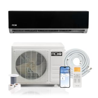 24,000 BTU 21 SEER2 ACiQ Essentials Single Zone Wall Mounted Mini Split System - Black w/ WiFi - 230V| R454B
