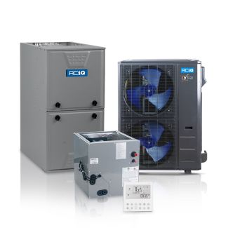 5 Ton 16 SEER2 96% AFUE 120000 BTU ACIQ Furnace and High Efficiency Heat Pump System | Inverter - R454B - Multi-Positional - ACIQ-60-HPD / ACIQ-48-ACL-B / G96VTN1202422