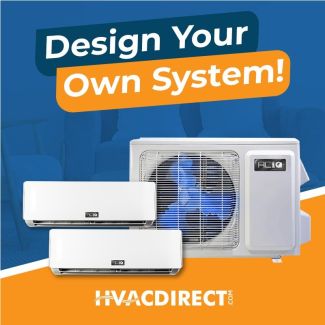 ACiQ Dual Zone Mini Split System - Design Your Own R454B