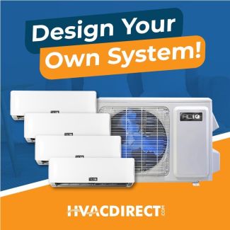 ACiQ Quad Zone Mini Split System - Design Your Own R454B