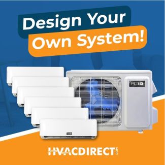 ACiQ Six Zone Mini Split System - Design Your Own R454B