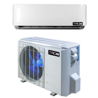18,000 BTU 19 SEER ACiQ Stealth Single Zone Wall Mounted Mini Split System - ACiQ-18W-HP230 / ACiQ-18Z-HP230