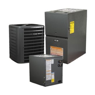 1.5 Ton 13.4 SEER2 80% AFUE 40,000 BTU ACiQ Gas Furnace and R32 Air Conditioner System - Upflow - AQ-GLXS3BN1810 / AQ-CAPFA1818A3 / AQ-GR9S800403AN