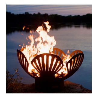 Fire Pit Art Wood Fire Pit- Barefoot Beach
