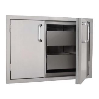BBQ Direct Universal 32-Inch Sealed Dry Storage Pantry With Shelf