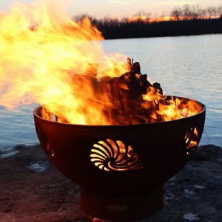 Fire Pit Art Gas Fire Pit- Beachcomber