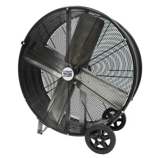 Maxx Air Pro Series 30 In. 2-Speed Direct Drive Drum Fan - Black - BF30DDBLKPROUPS