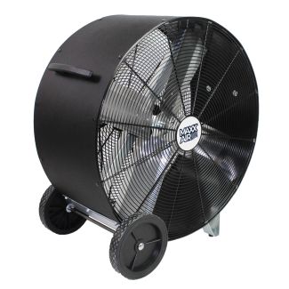 Pro Flex 30" 2-Speed Direct Drive Polyethylene Drum Fan Black - BF30DDPEBLK