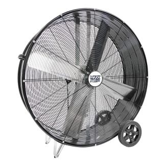 Maxx Air Pro Series 42 In. 2-Speed Belt Drive Drum Fan - Black - BF42BDBLKPRO