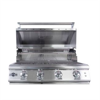 Buck Grill 32-Inch 4-Burner Built-In Gas Grill 304SS W/Lights - BG 32BUCKGRILL-LP/NG