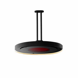 Bromic Heating Eclipse Smart-Heat 2900W 240V 28 inch Electric Ceiling Wall Mount Radiant Infrared Outdoor Patio Heater in Black BH0920001
