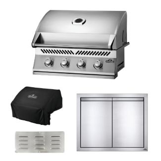 Napoleon 500 Series 32-Inch Built-in Gas Grill & Outdoor Kitchen Package - BI32