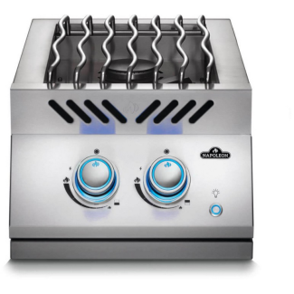 Napoleon Built-In  700-Series Double 12-Inch Side Burner - BIB12RTNSS / BIB12RTPSS