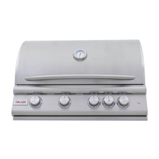 Blaze 32-Inch 4-Burner Premium LTE+ Gas Built-In Grill with Rear Burner and Built-in Lighting System - BLZ-4LTE3