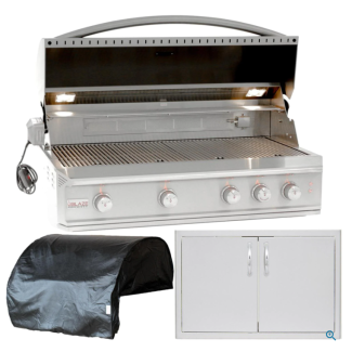 Blaze PRO 44-Inch 4-Burner Built-In Gas Grill & Outdoor Kitchen Package - BLZ-4PRO