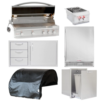 Blaze Professional 6-Piece 44-Inch Gas & Outdoor Kitchen Package - BLZPRO-6p-44in