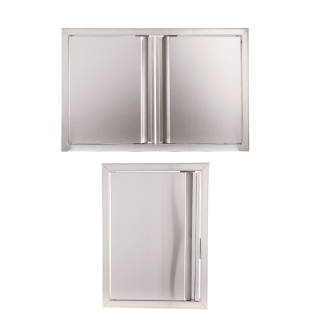 Buck Grill 32-Inch 18-Inch Access Door / Double Access Door / 304SS Outdoor Kitchen Cabinetry Package - BO-PKG-38-50