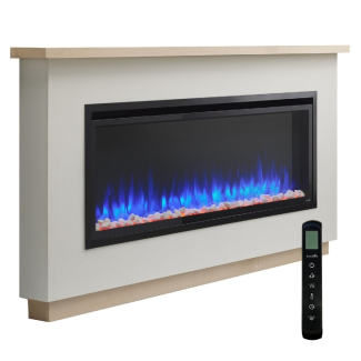 SimpliFire Boyd Build-Out Kit: Ready-to-Finish Style for Allusion Platinum 50" - BOK-RTF-ALLP50