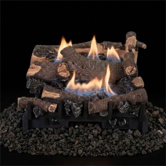Buck Stove 18" Aspen Ventless Gas Logs with Millivolt for LP