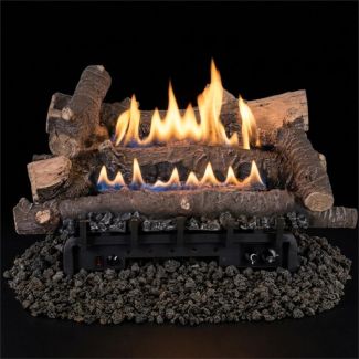 Buck Stove 30" Aspen Ventless Gas Logs with Millivolt for LP