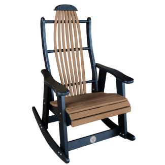 Buck Stove Blue Ridge Rocker - Cedar/Black - FF BRRO-CB-KD - Open Box