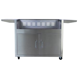 Buck Stainless Steel Freestanding Grill Cart for 40" 5 Burner Gas Grills - BG 40 Stainless Steel Freestanding Grill Cart