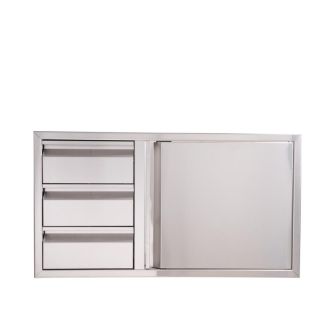 Buck Grill 39-Inch 304SS Access Door / Triple Drawer Combo - BO BE-1-3-39