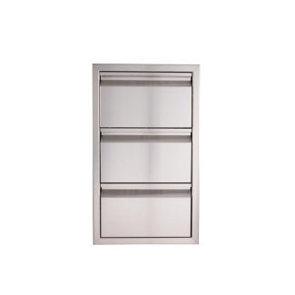 Buck Grill 16-Inch 304SS Triple Access Drawer - BO BE-DRW3-15