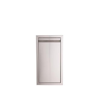 Buck Grill 13-Inch 304SS Narrow Trash Bin - BO BE-TRNW-DRW