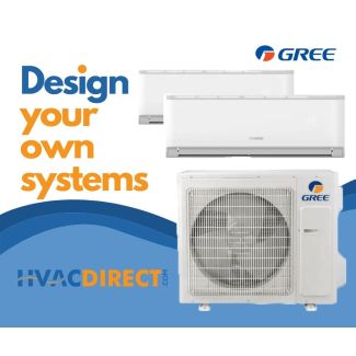 Gree Dual Zone Mini Split System - Design Your Own R32