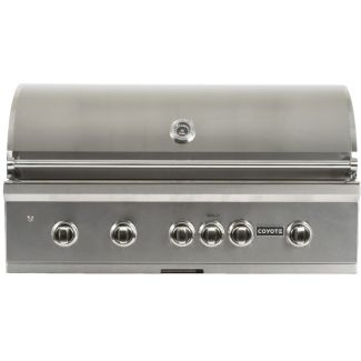 Coyote S-Series 42-Inch 5 Burner Built-In Gas Grill With Rapidsear Infrared Burner & Rotisserie - C2SL42