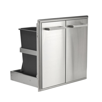 Coyote 26-Inch Roll-Out Double Trash / Recycling Bin - CTC