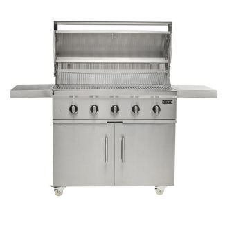 Coyote CL-Series 42-Inch 5-Burner Gas Grill W/Freestanding Cart - C3CL42-FS