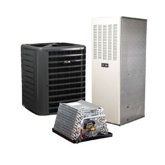 2.5 Ton 14.3 SEER2 10KW Mobile Home Heat Pump & Electric Furnace System - R32 - GLZS4BA3010-A / ACiQ-MH36EU3VYED / ACiQ-EFS1020FD-MH