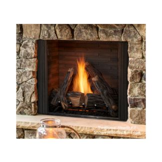 Majestic Stainless Steel Grate With Lava Rock - Requires Logs