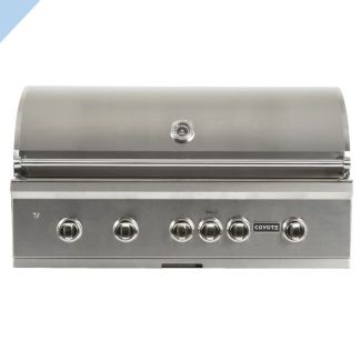 Coyote S-Series 42-Inch 5 Burner Built-In Gas Grill With Rapidsear Infrared Burner & Rotisserie - C2SL42