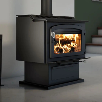 Drolet HT-3000 Extra Large Wood Burning Stove - Heats Up To 2700 Square Feet