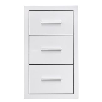 Summerset Stainless Steel 17" Triple Storage Drawer - DR3-17
