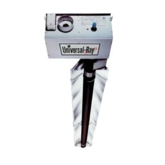 Detroit Radiant, Universal-Ray RH-75 - 75,000 BTU Infrared Tube Heater - Natural Gas - 20' Hot Rolled Tube Kit